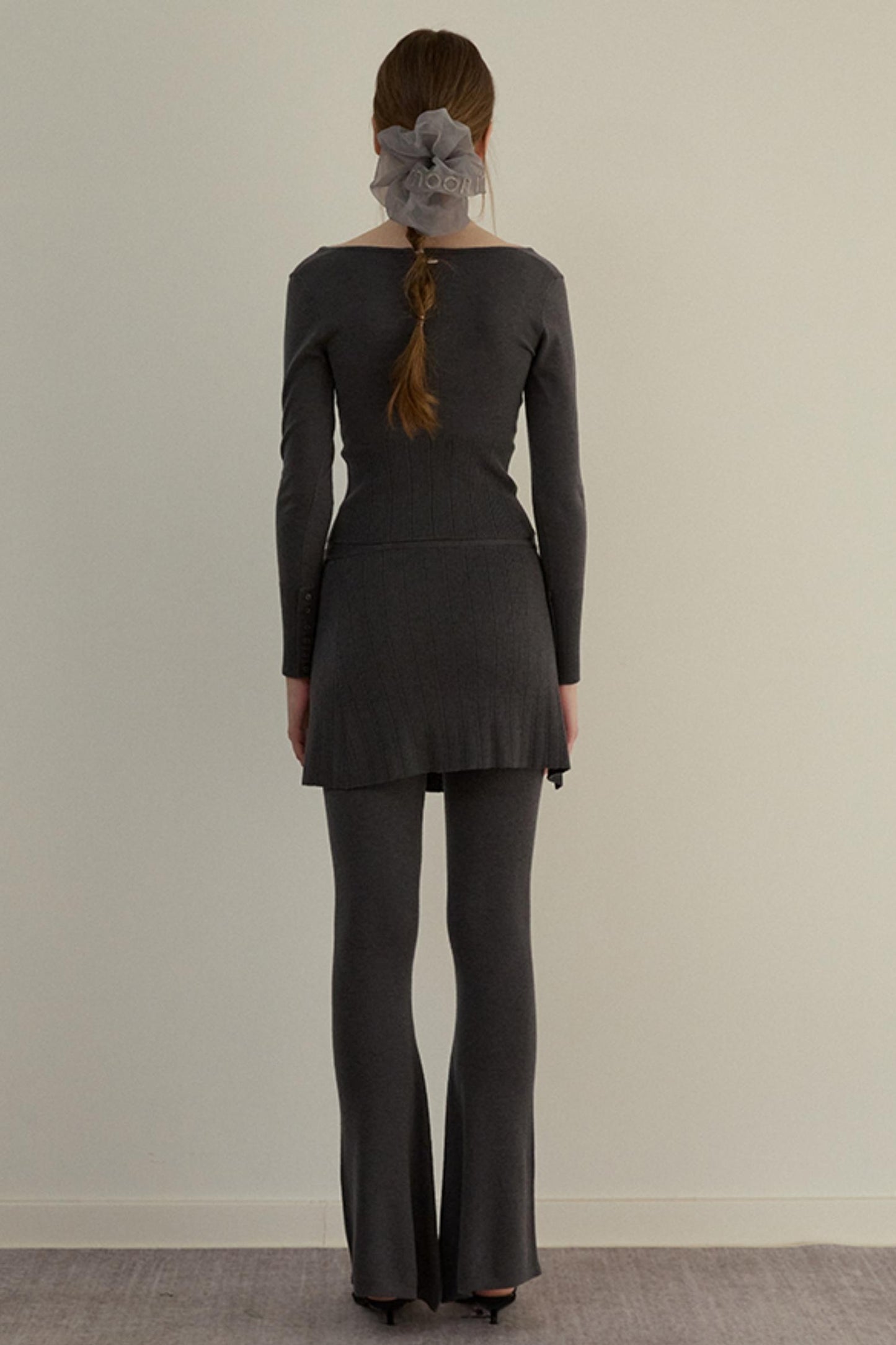 Romantic Knit Pants Set-Up