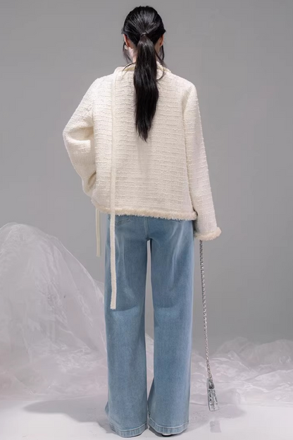 Jeans mit Sternenhimmel-Strasssteinen