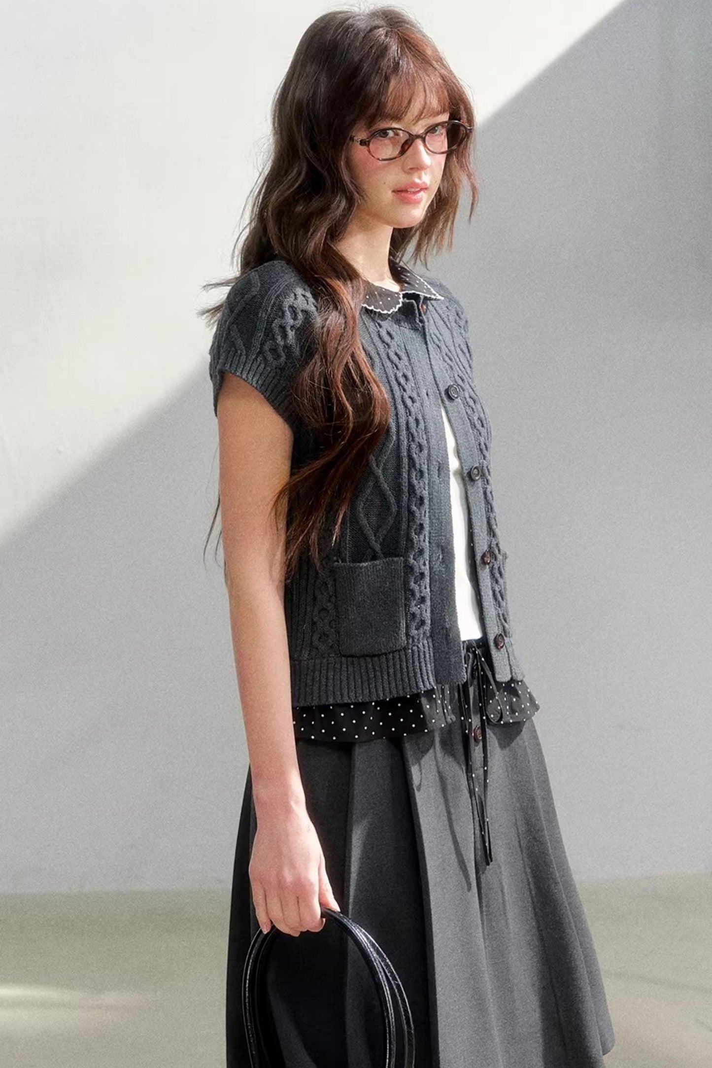 Knitted Korean Two-Piece Sweater