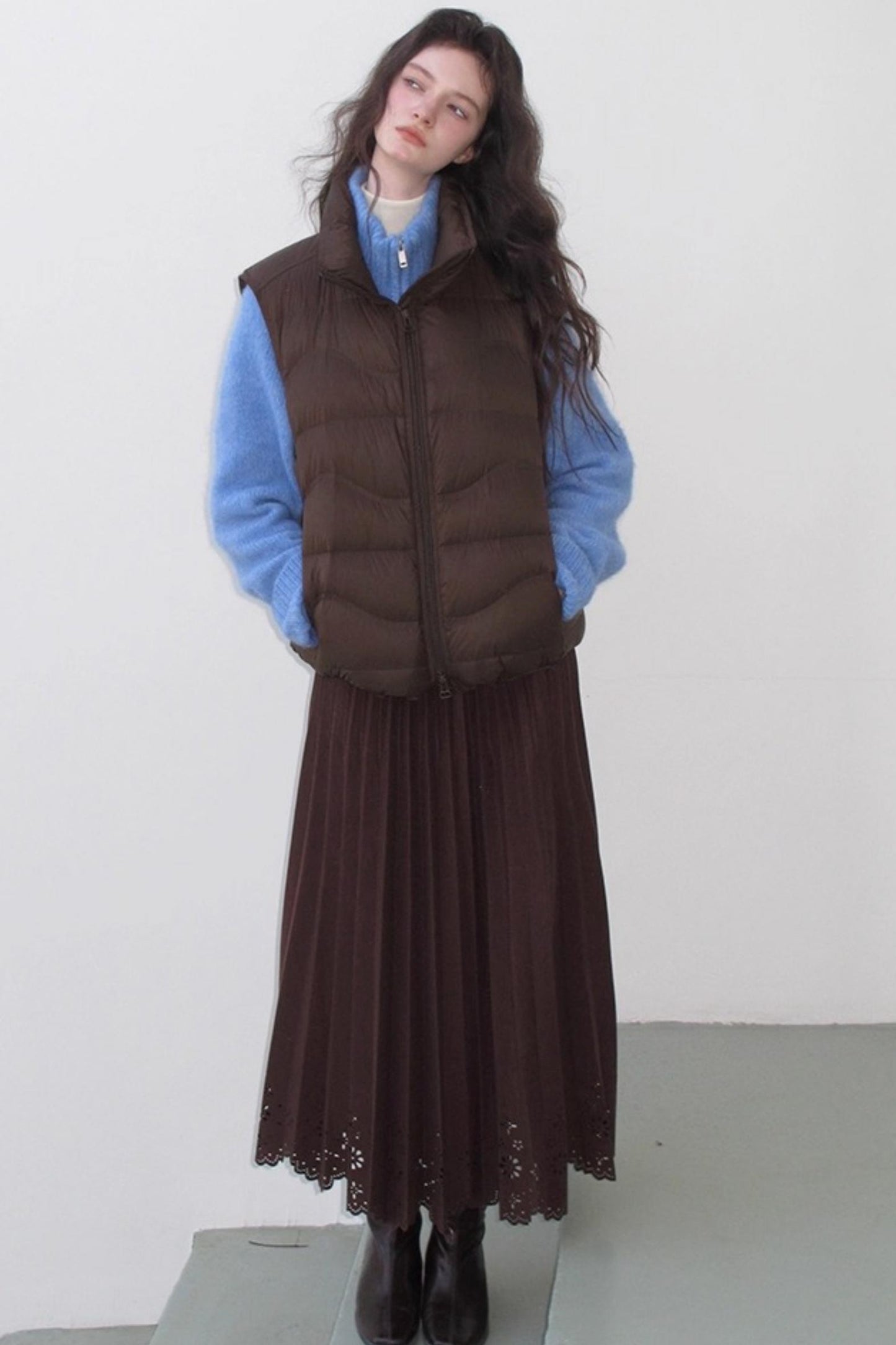 Moonlight Irregular Down Vest