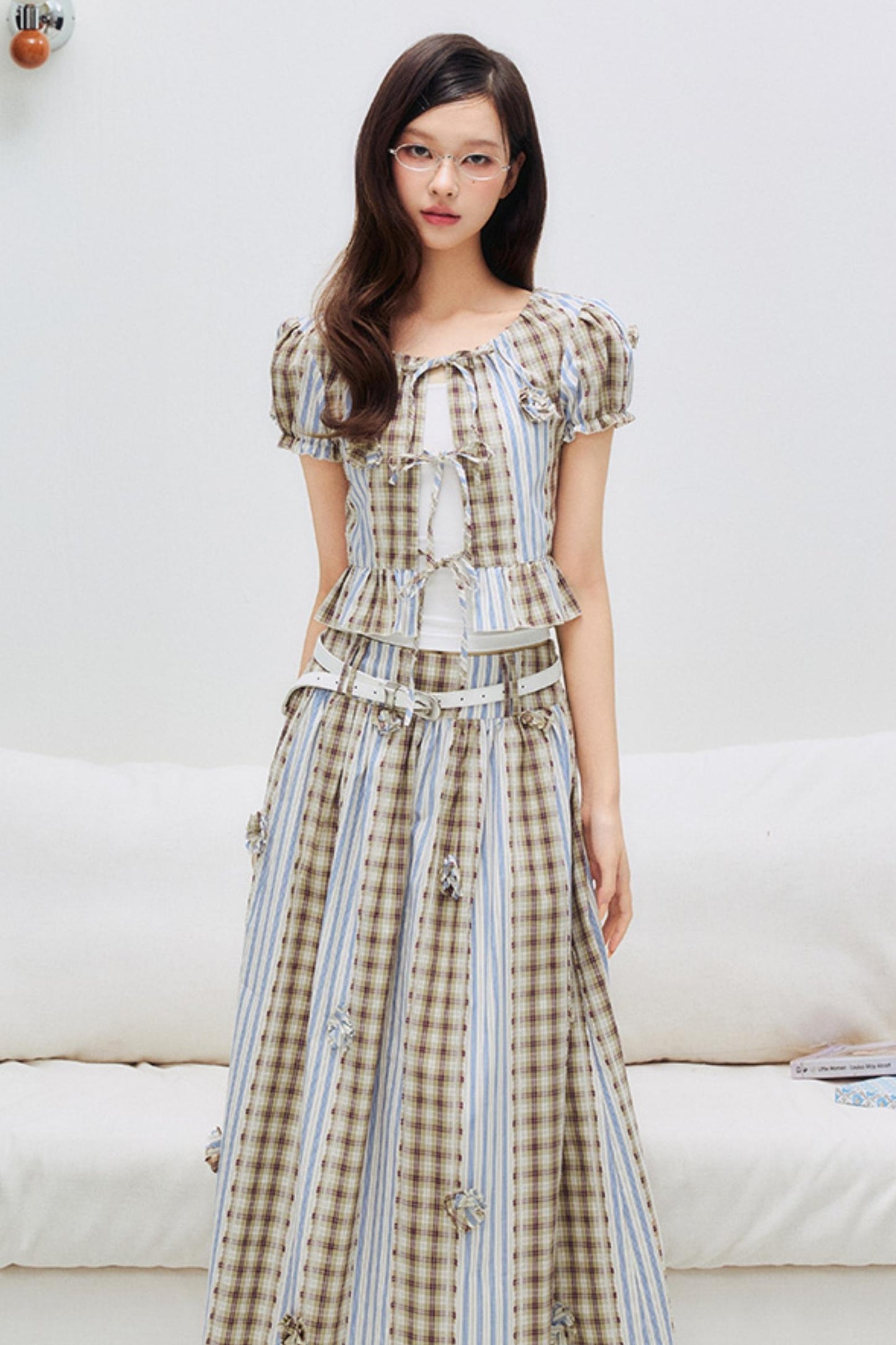 Floral Patchwork Bastier Skirt Set-Up