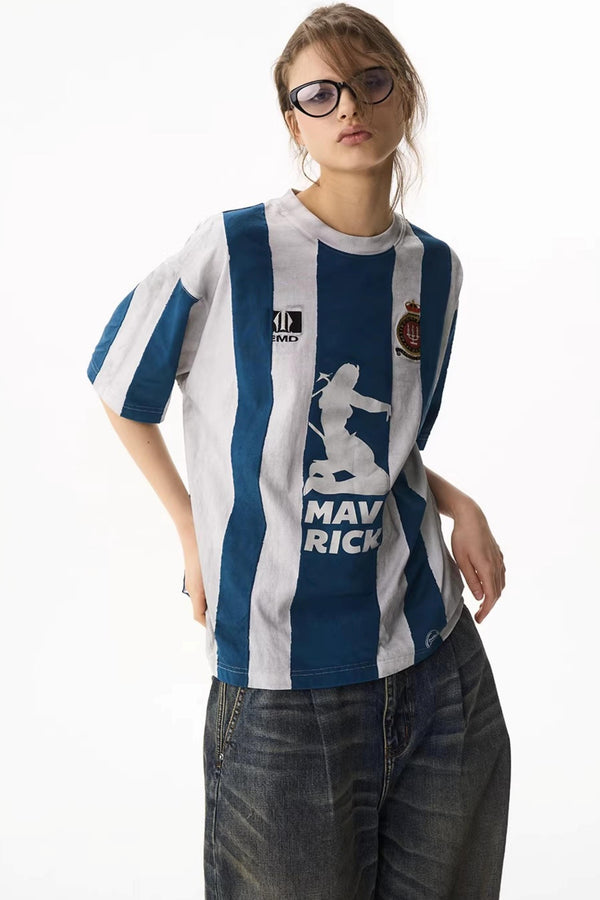 Striped Vintage Jersey Top