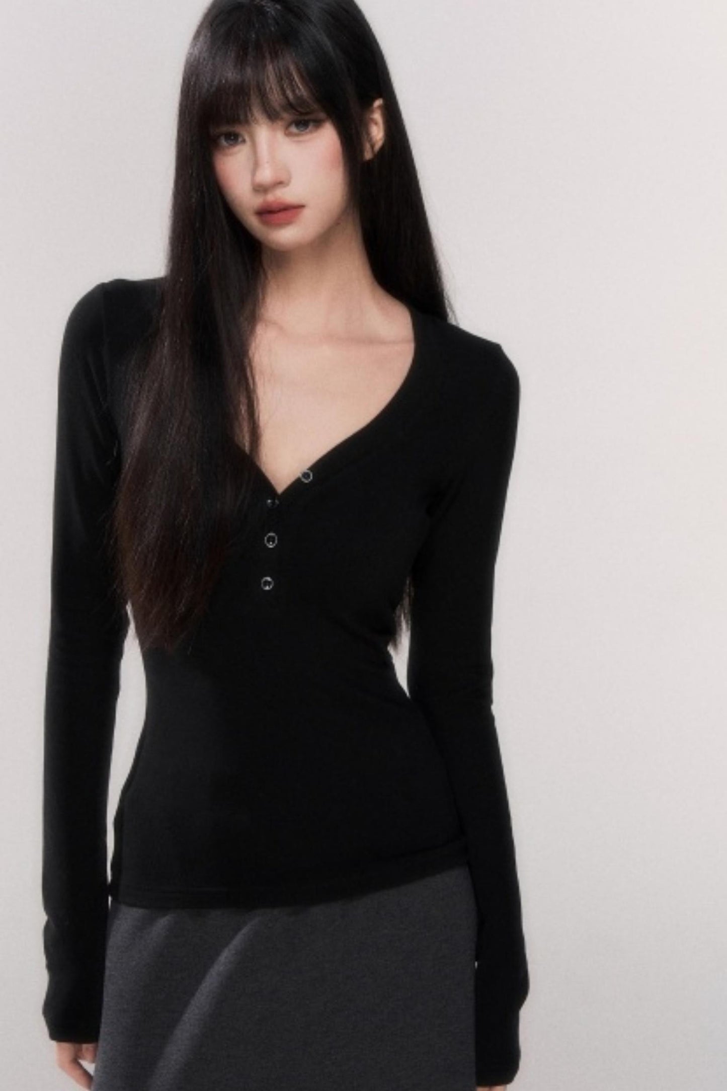 Knitted Waist-Cinching Top