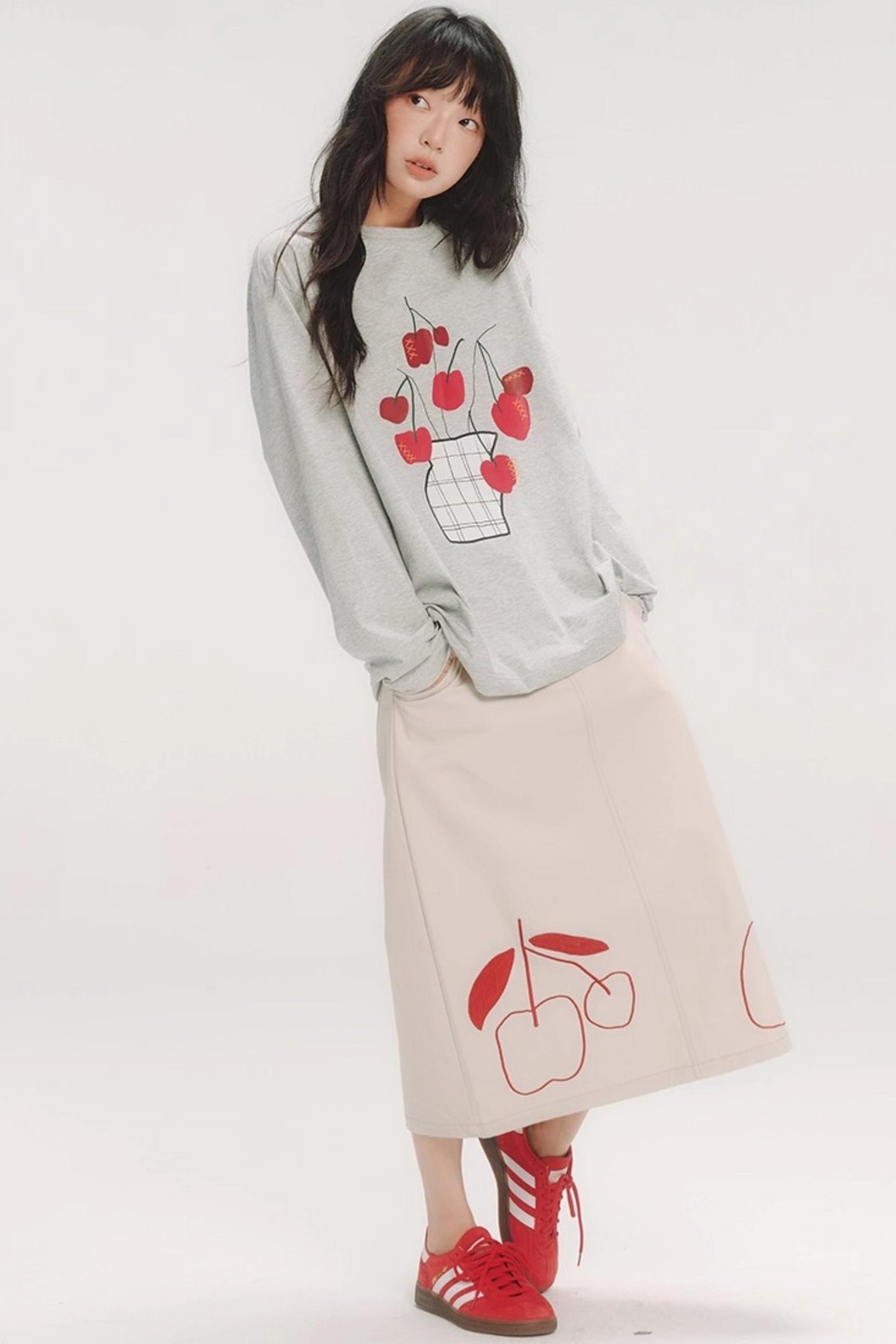 Hand-Painted Cherry Bonsai T-Shirt