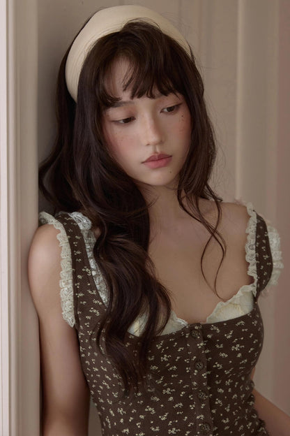 Retro Sweet Padded Vest Top