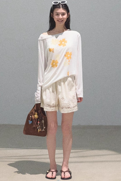 Summer Rome Cut-Out Shorts