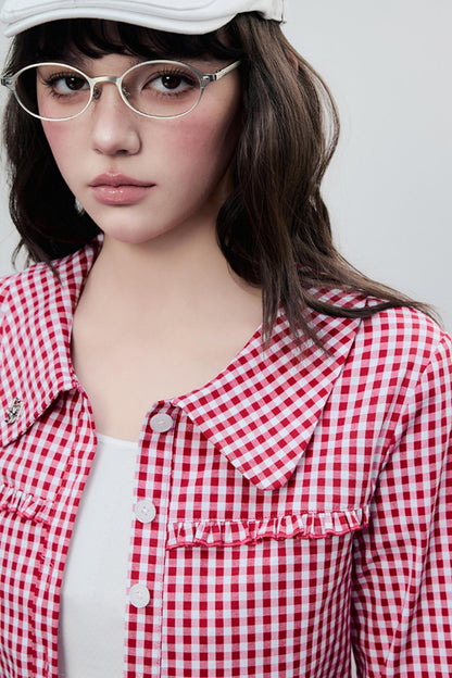 Check Relax Short Shirt