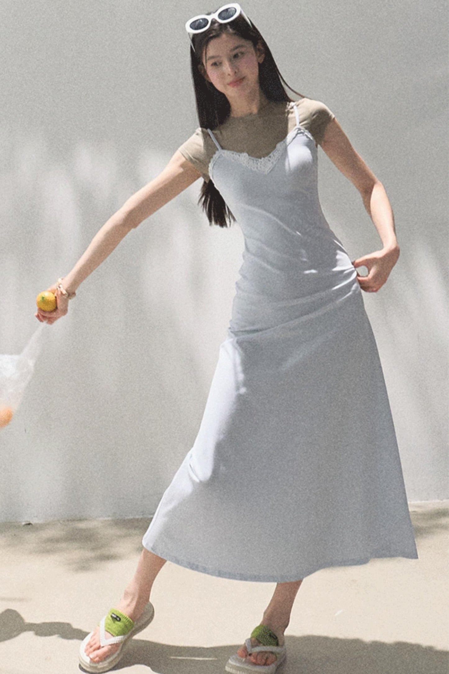 Chic Waist-Cinching Camisole Dress