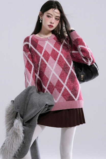 Detachable Lace Wool Sweater Top