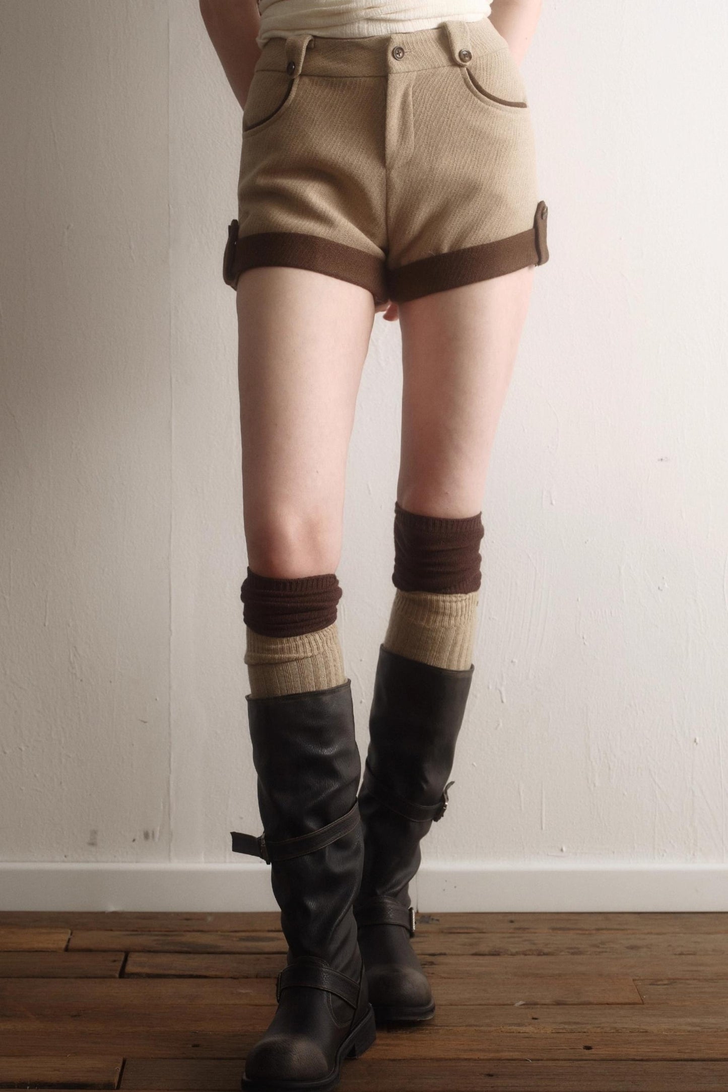 Retro Floral Down Jacket Set-Up