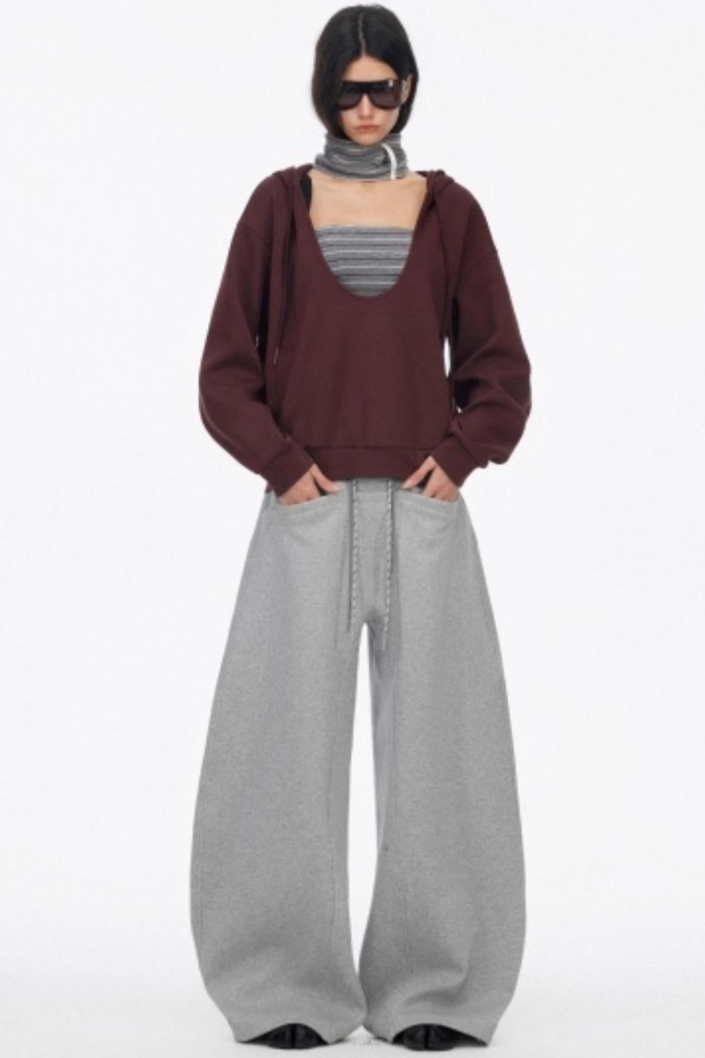Casual Fleece Loose Sweatpants