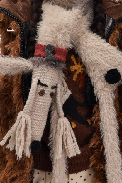 Mohair Wool Puppy Scarf