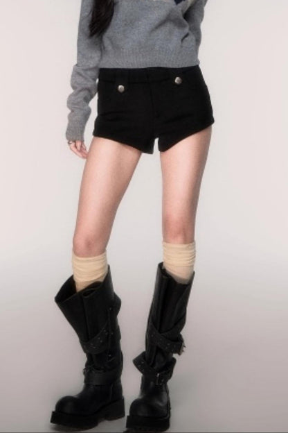 Woolen A-Line Versatile Shorts
