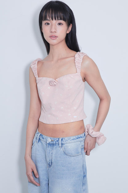 Rose Embossed Hair Band