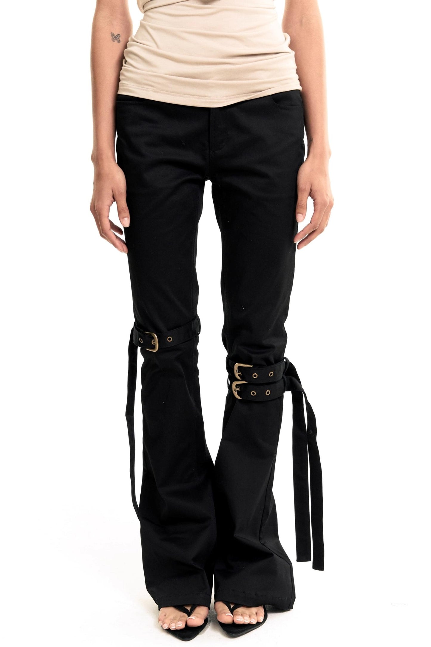 Slim Rise Bootcut Pants