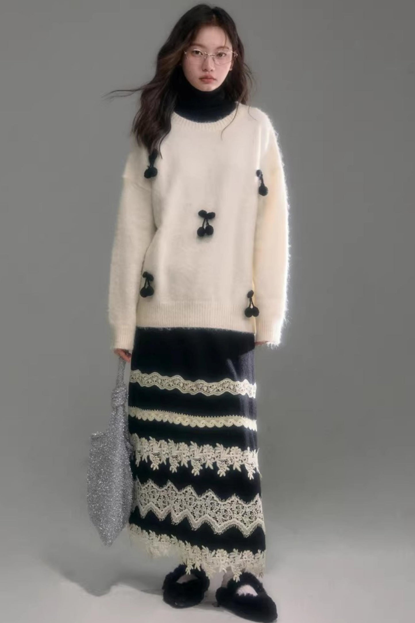 Soft Cloud Ribbed Turtleneck Sweater