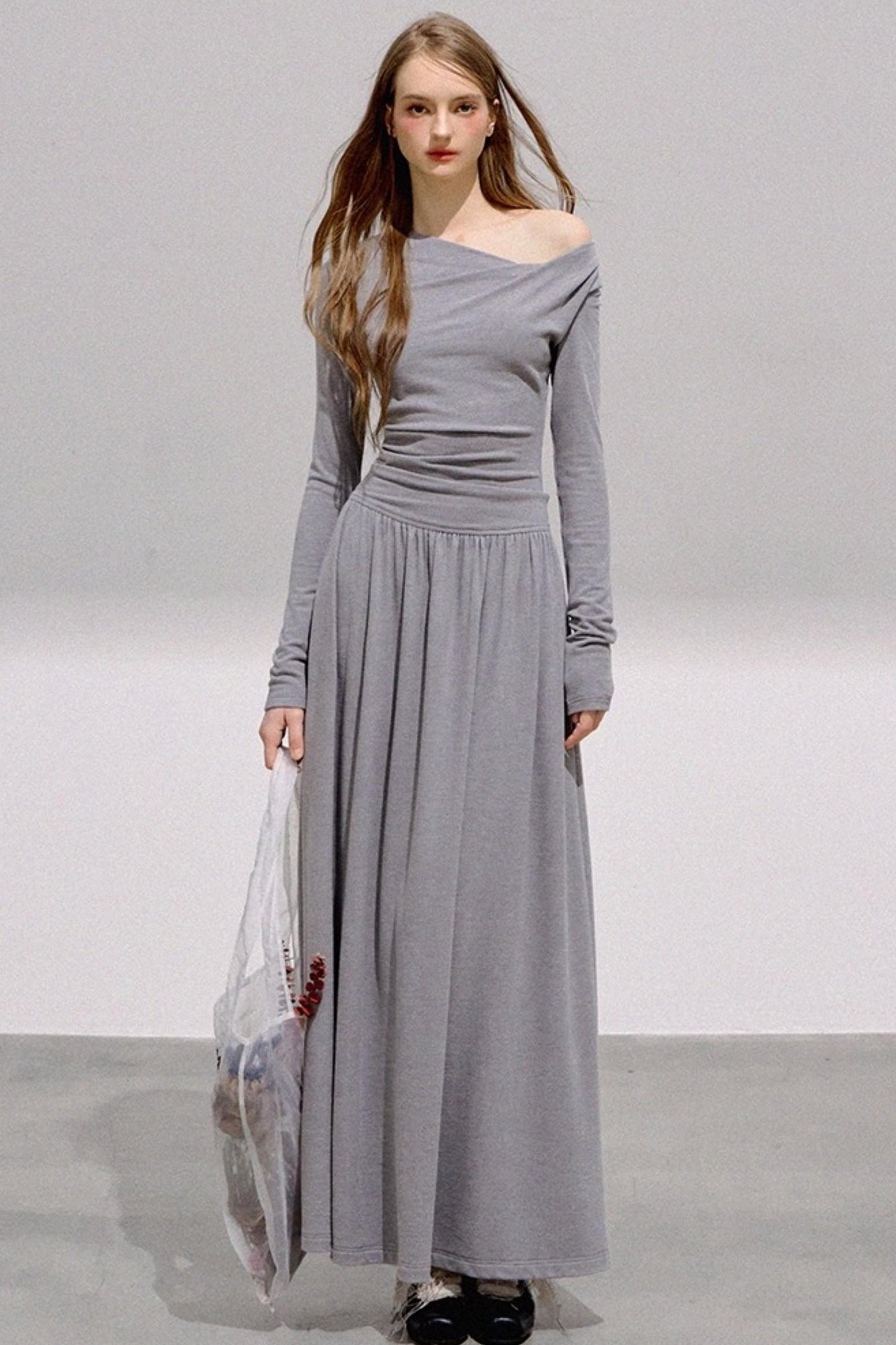 Cool Goddess Swing Collar Waist Dress