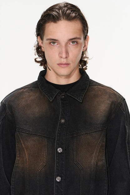 Aged Fall Denim Jacket