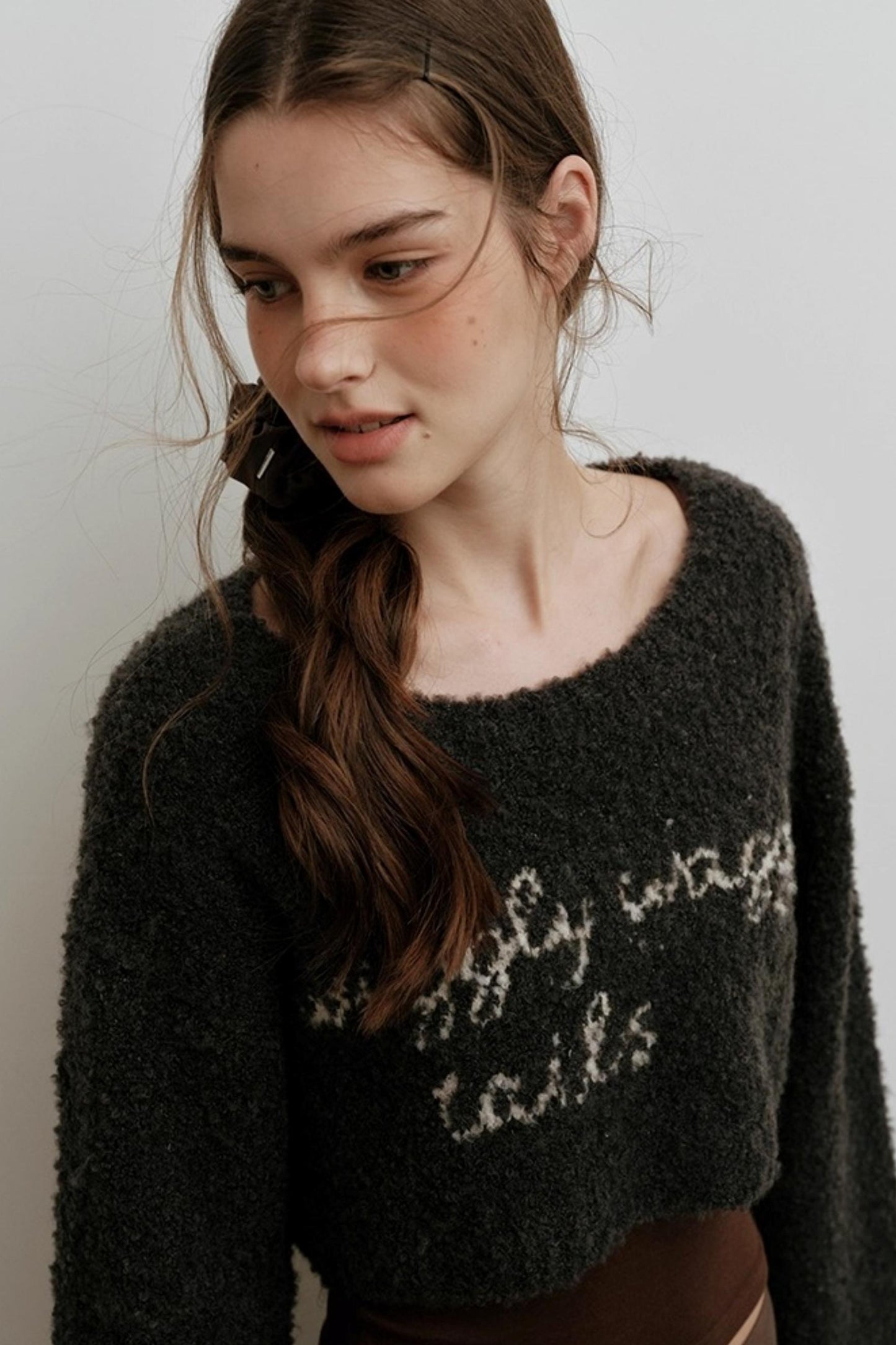 Light Luxury Wool Jacquard Sweater