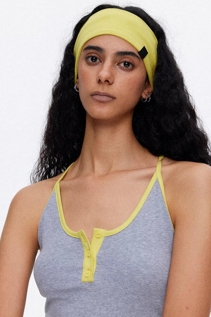 Contrast Trim Slim-Fit Tank Top