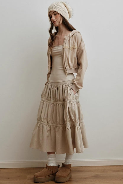 Velvet Slim Fit Bottom Camisole