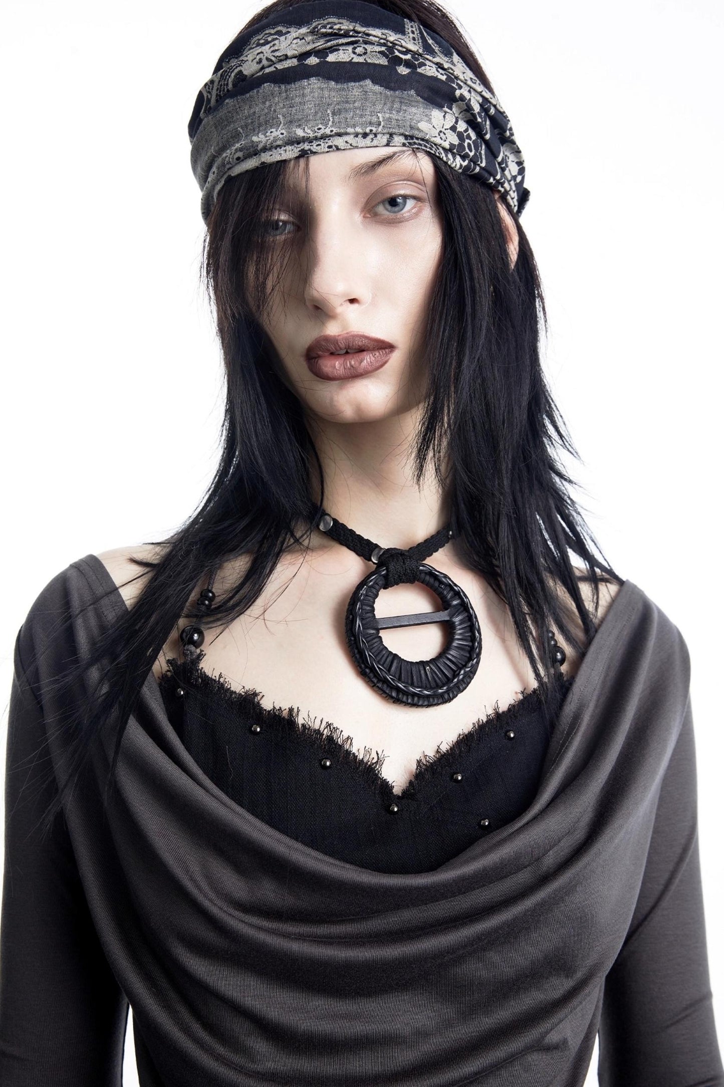 Fake Two Halterneck Swing Top