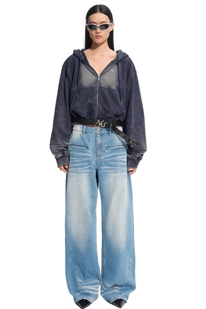 Volcano Hooded Denim Jacket