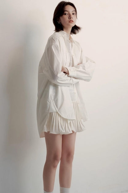 White Boyfriend Shirt