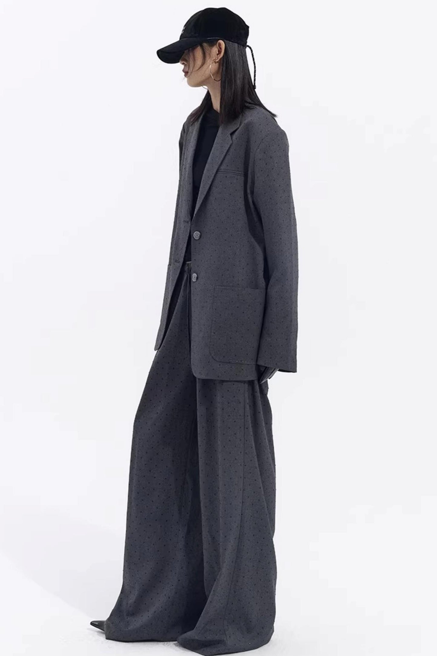 Retro Polka Dot Winter Jacket