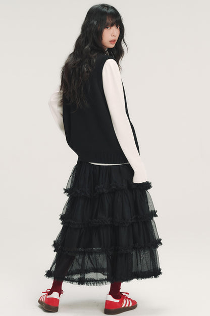 Red House Jacquard Wool Vest