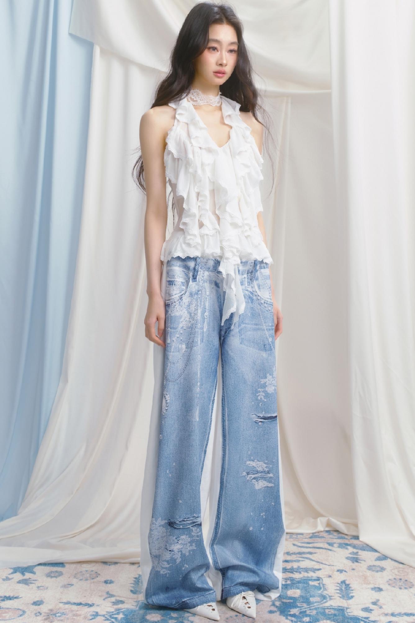 Moonlight Ripple Ambient Camisole Set-Up