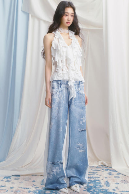 Moonlight Ripple Ambient Camisole Set-Up