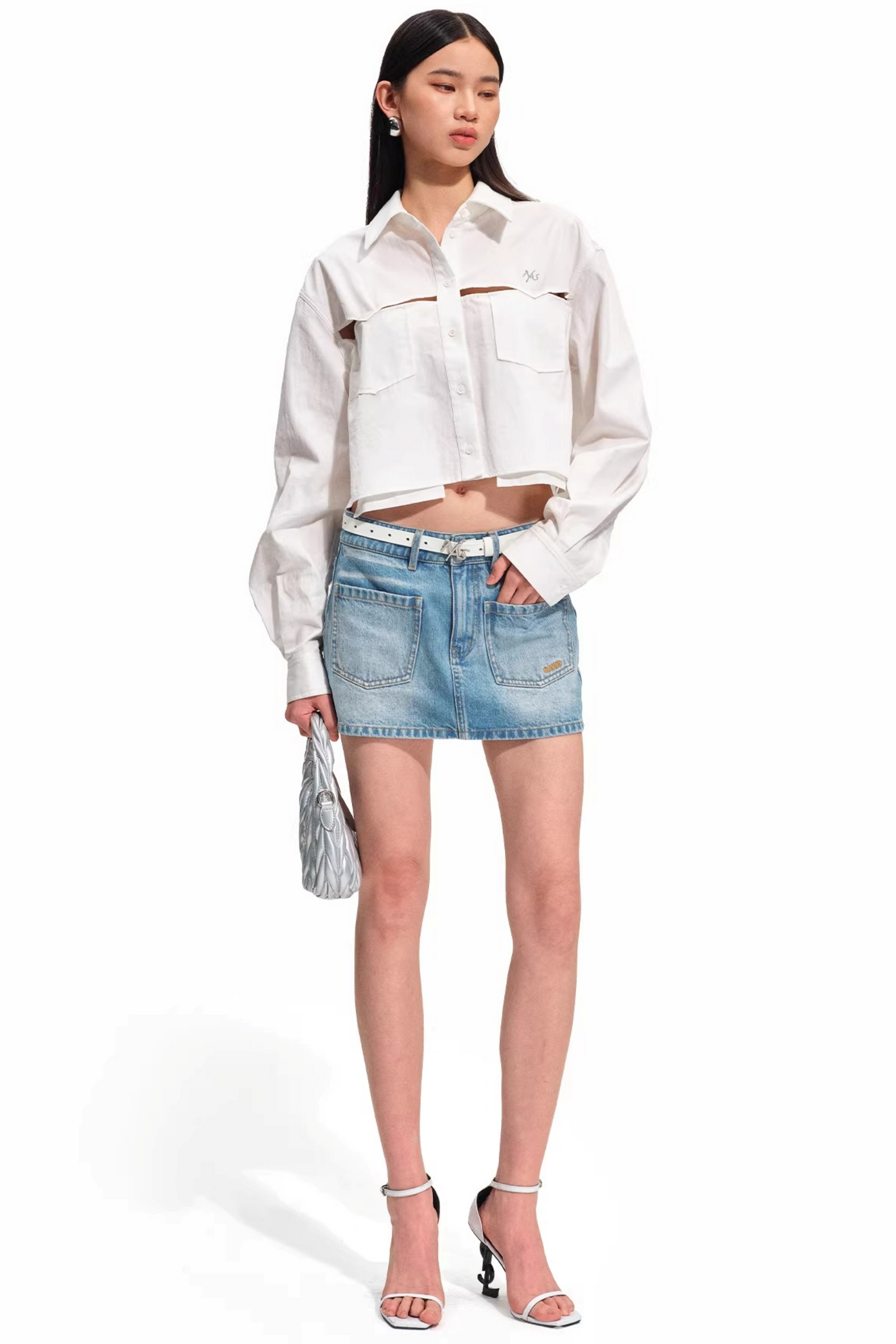 Tencel Cotton Patchwork Blouse
