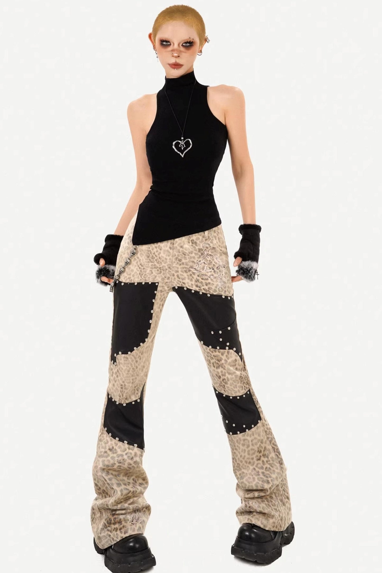 Retro Stand-Up Collar Vest