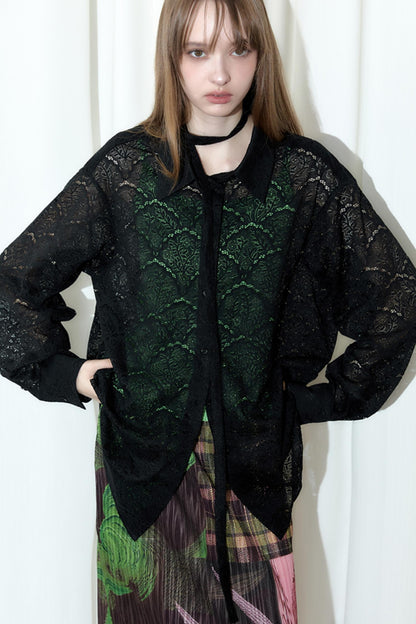 Sparrow Floral Lace Shirt