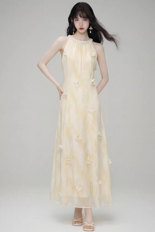Three-Dimensional Floral Dress
