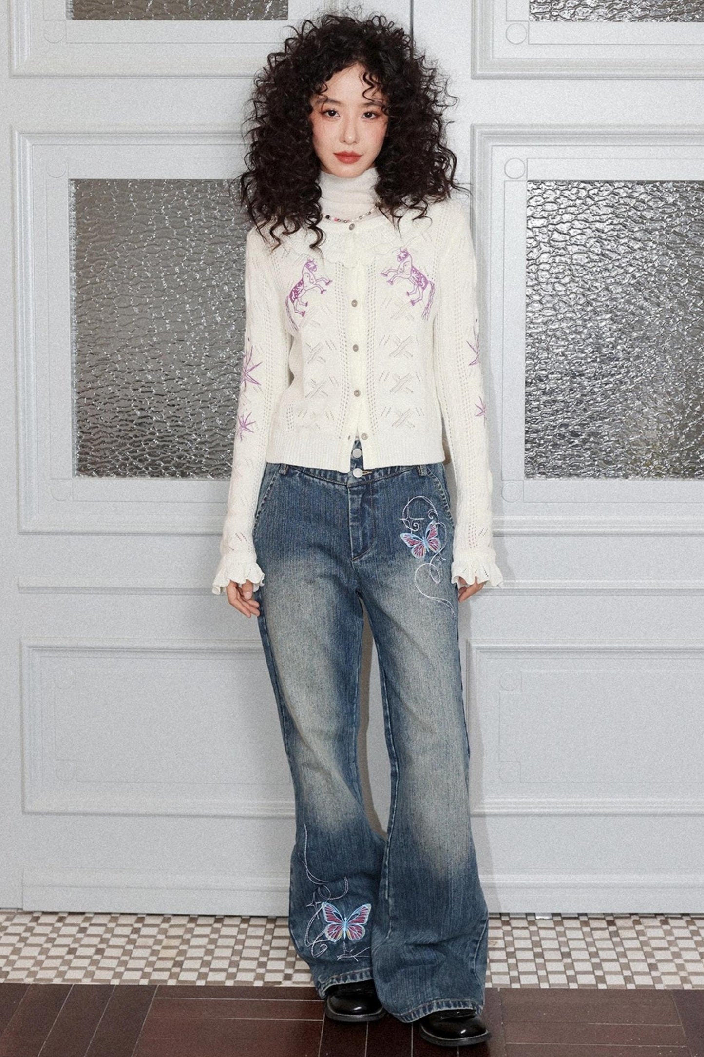 Dream Butterfly Bootcut Jeans