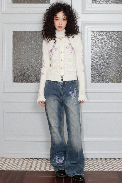 Dream Butterfly Bootcut Jeans