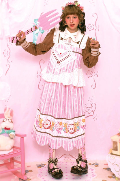 Sweet Pink Lace Vest