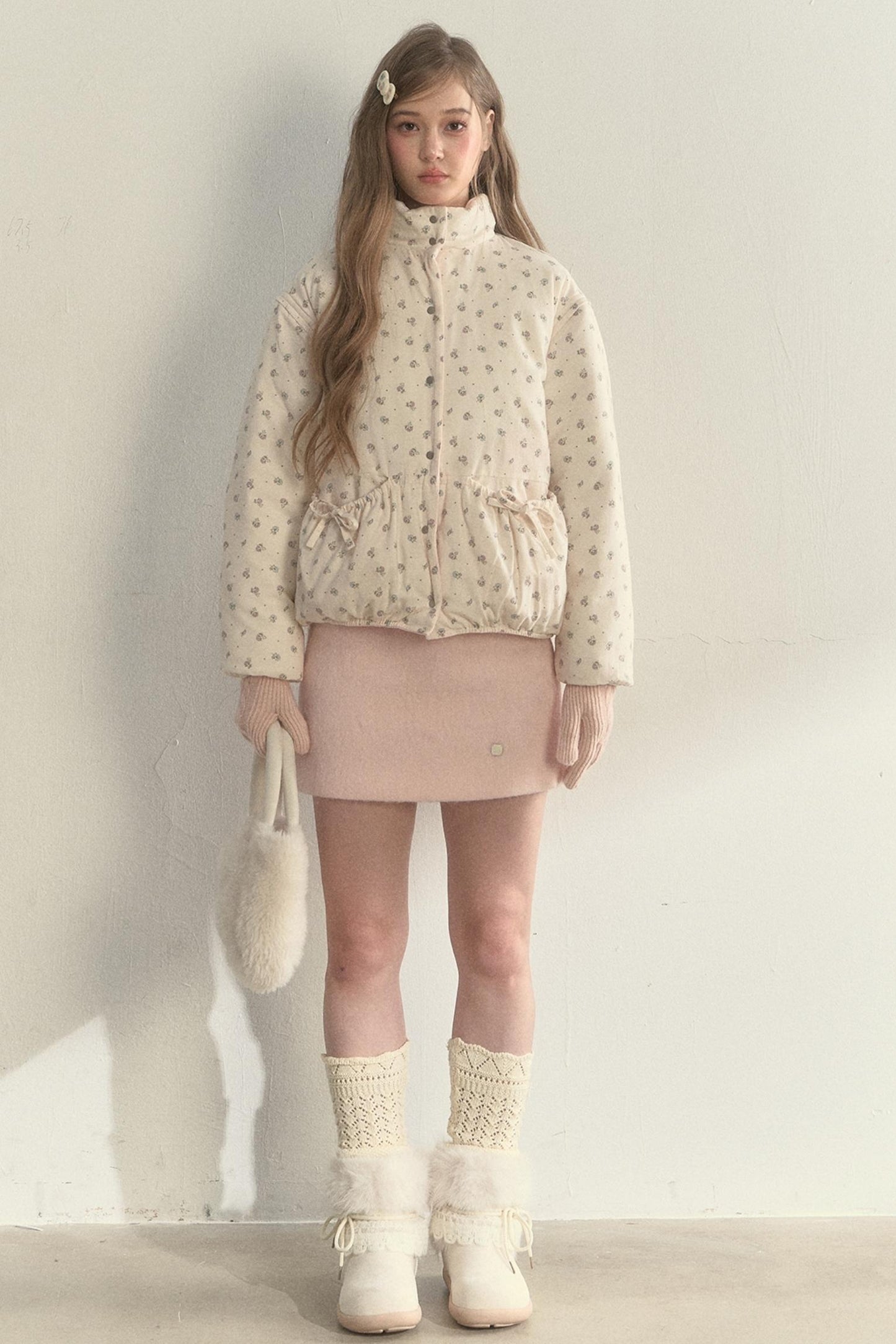 Sunset Floral Corduroy Jacket Set-Up