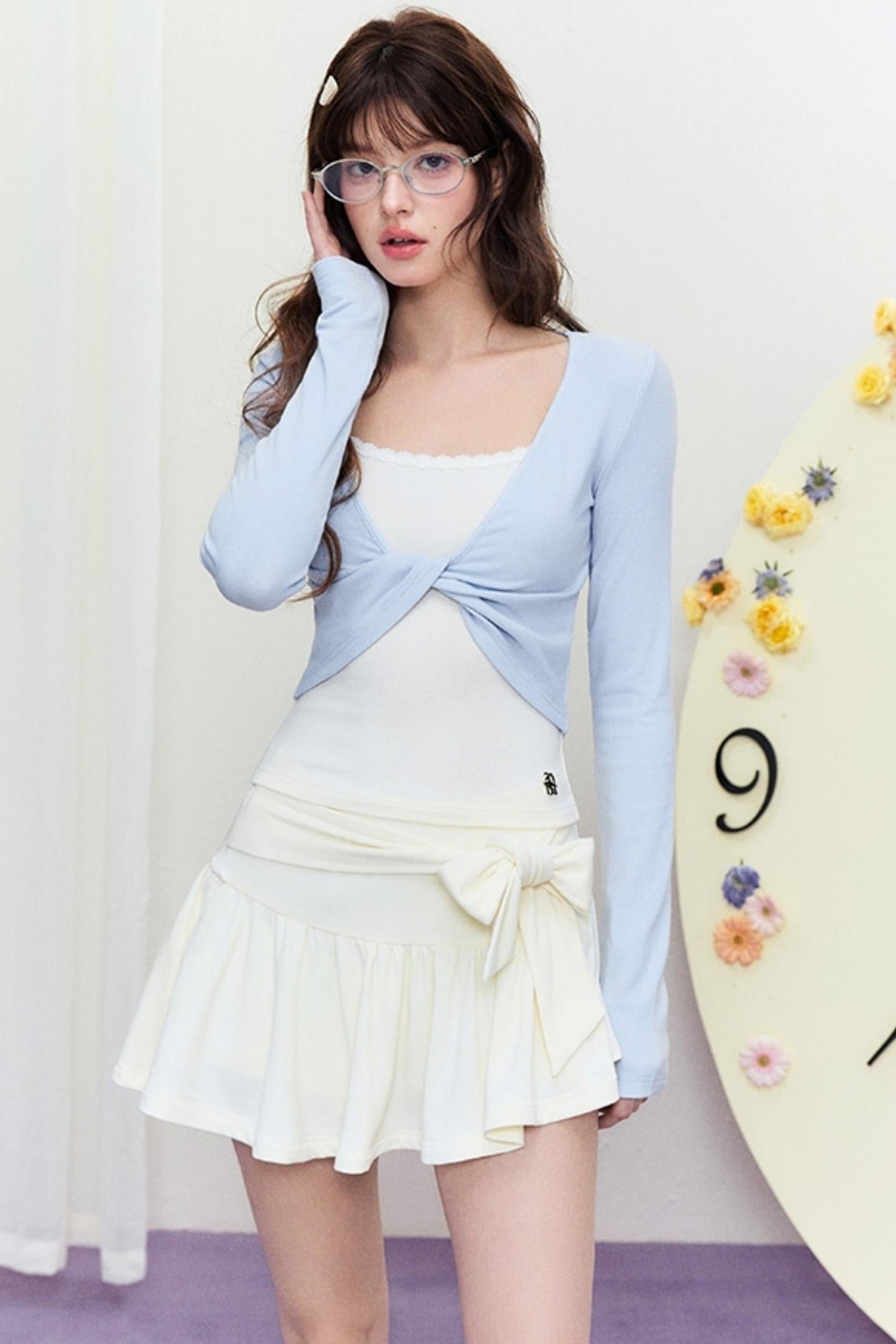 Spring FlareBowtie Skirt