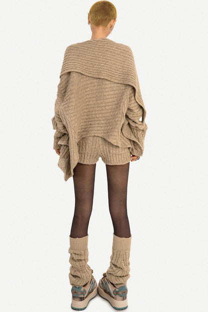 Knit Autumn Cardigan Set-Up