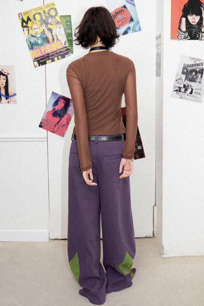 Purple Green Banana Pants