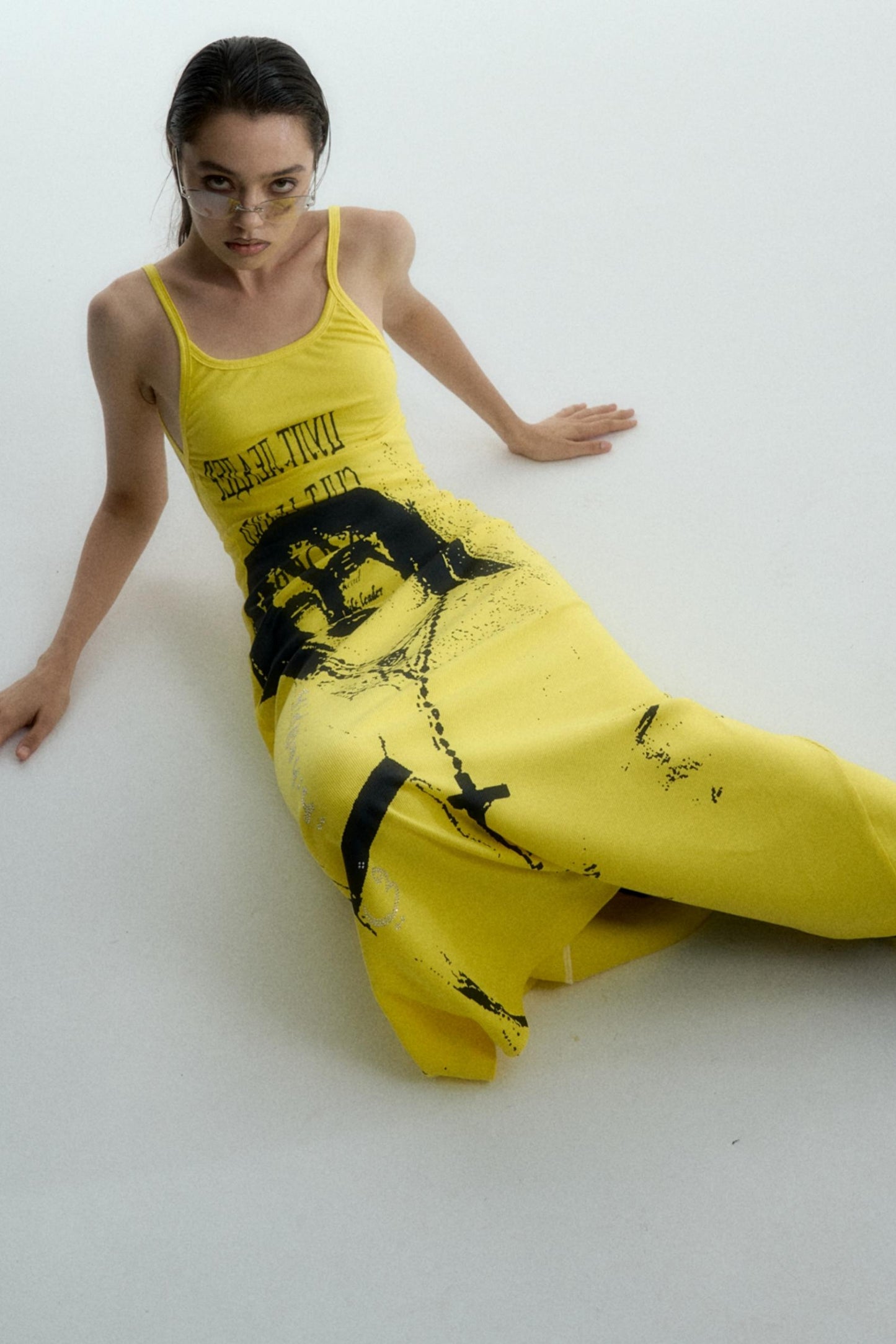 Spicy Halter Rhinestone Maxi Dress