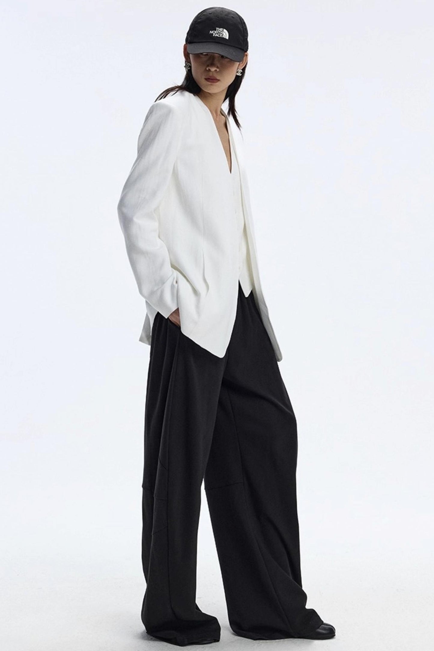 Autumn Elasticated Waist Womens Trousers