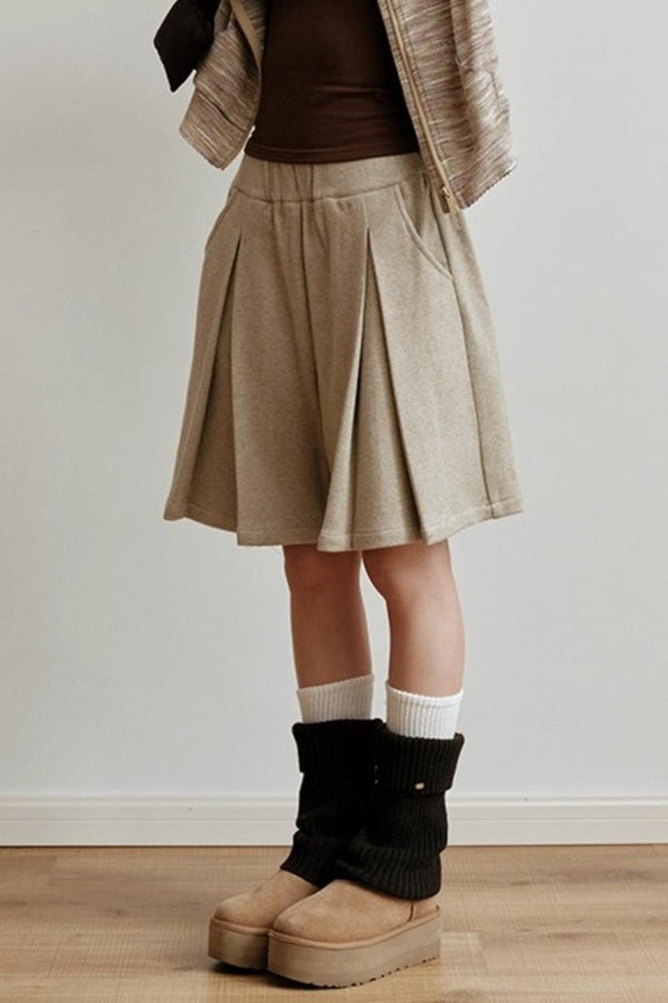 Yarn-Dyed Wool Bermuda Shorts