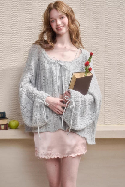 Riverbank of the Wind Mohair Sweater