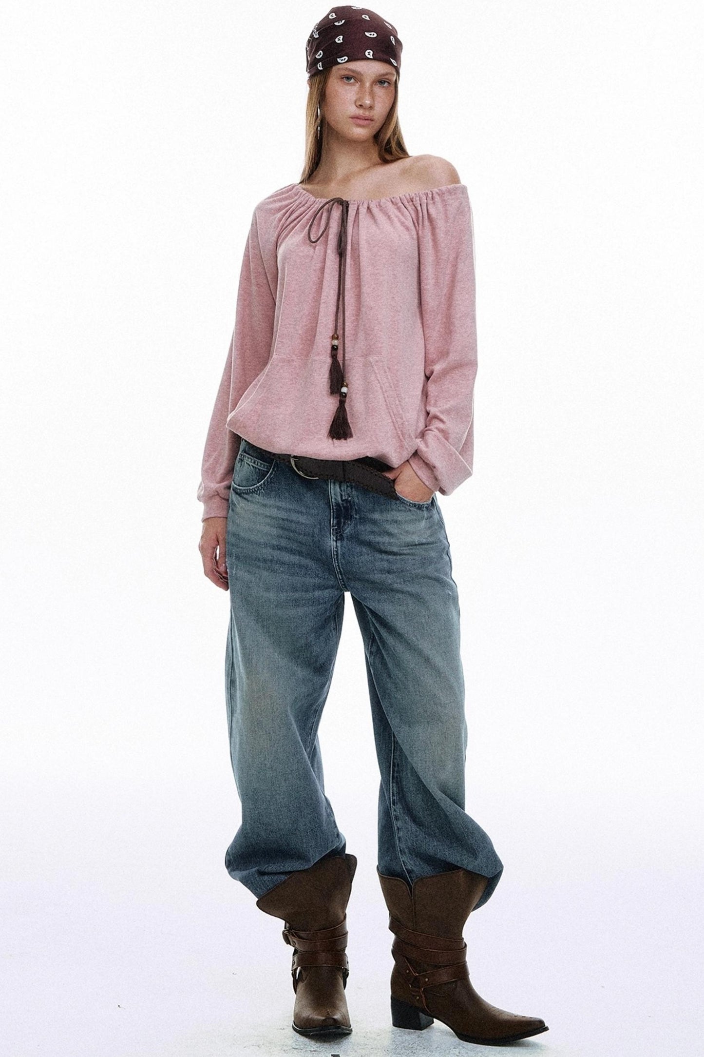 Bohemian One-Shoulder Top