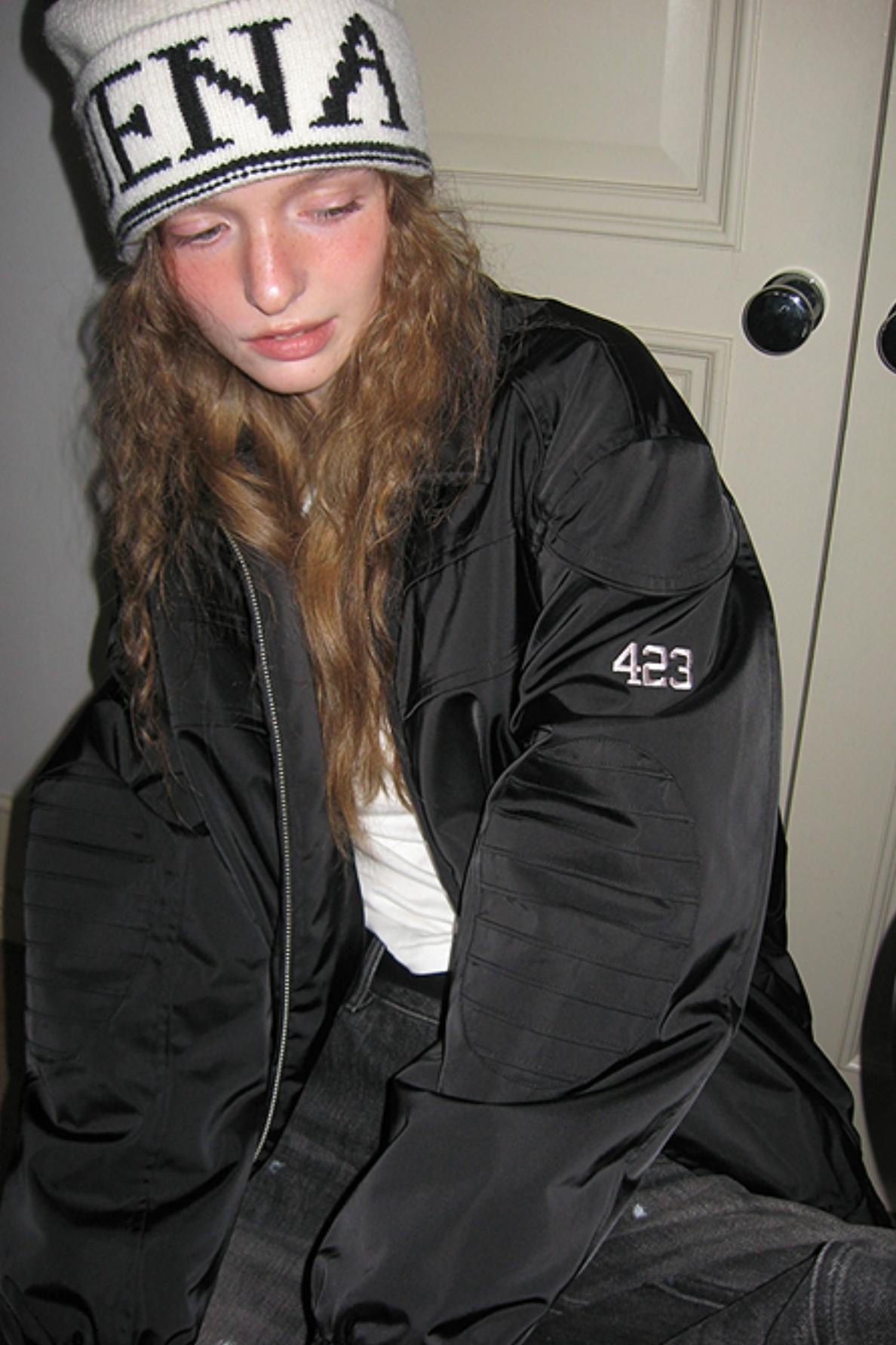 Uena Black Cotton Jacket