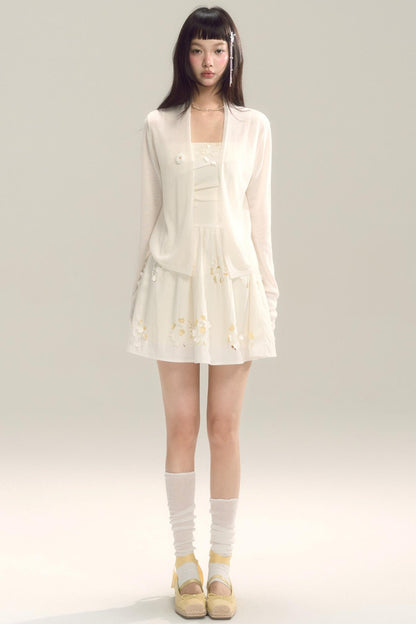 Sassy Daisy Wool Cardigan